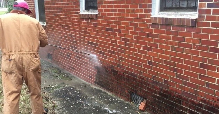 Use A Pressure Washer To Remove Mold
