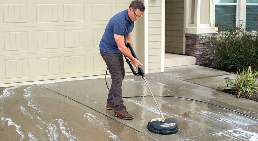 Ryobi pressure washer Surface Cleaner Won't spinning due to a clog. 