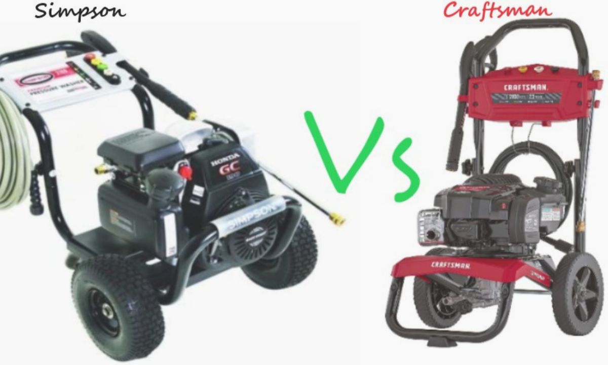 Simpson Vs Craftsman Pressure Washer Comparison Guide 2023